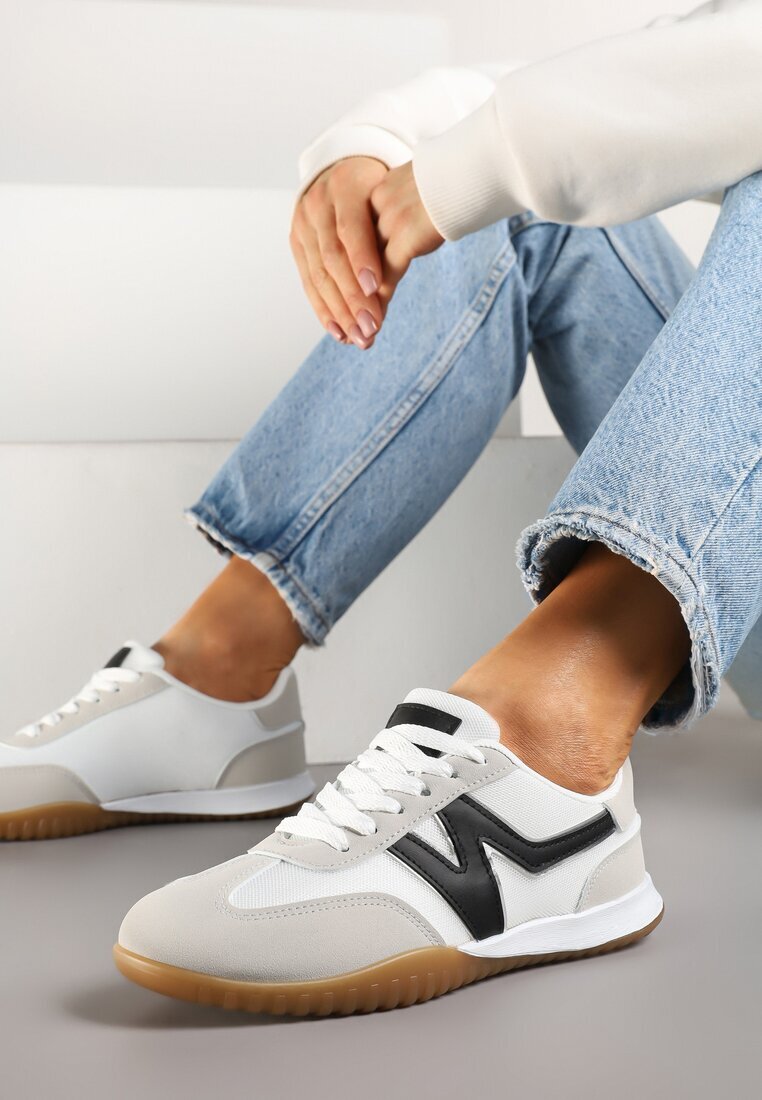fiori&spinc Sneakers Gri-Negri Clasici Tenisi Istia