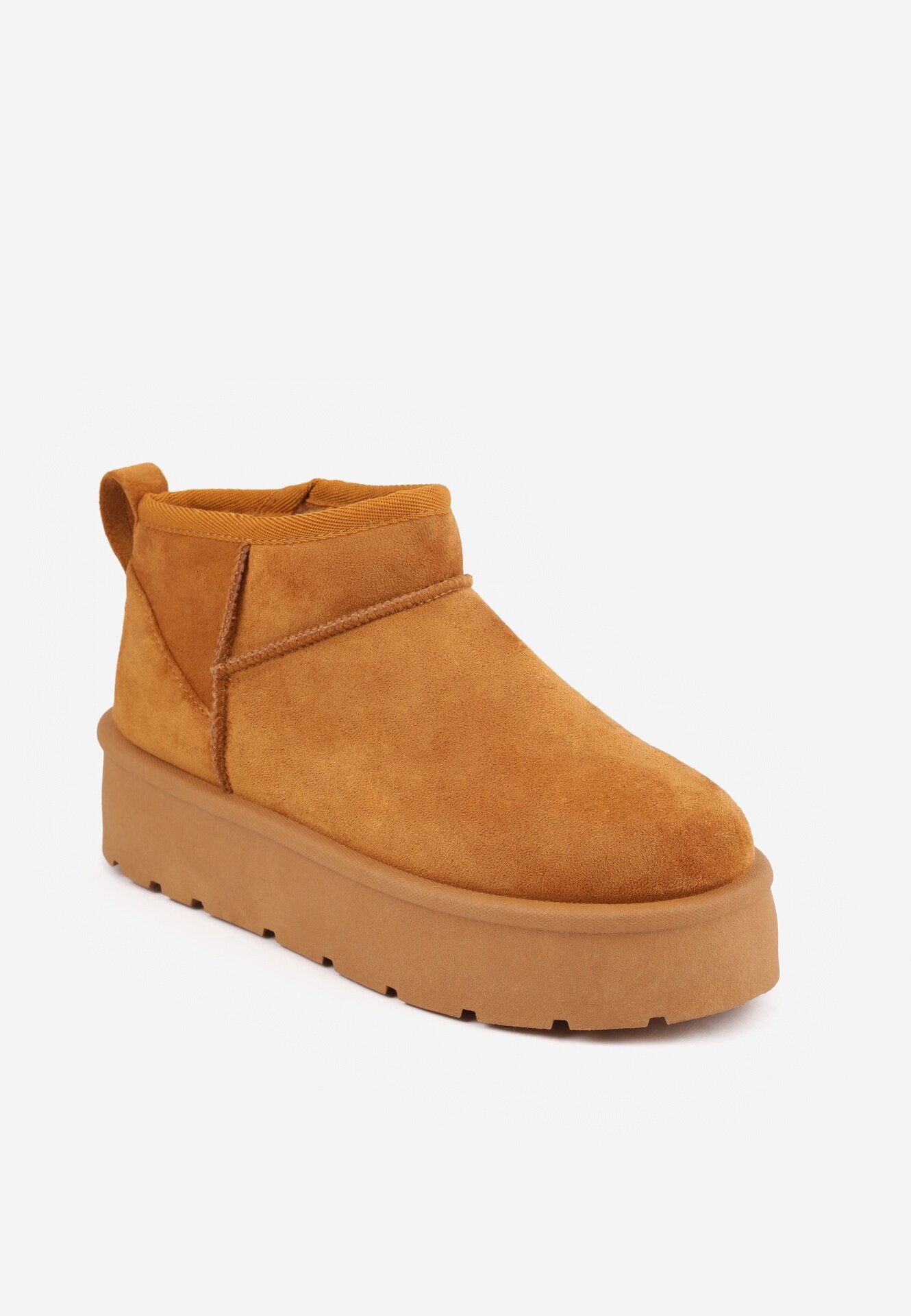 Ghete de zăpadă Maro Scurte slip-on cu Platformă Arkelia