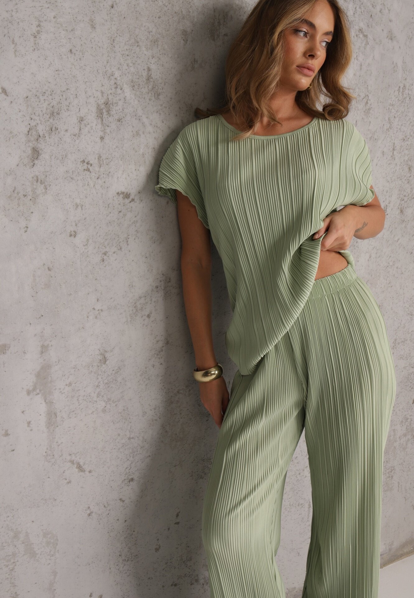 glo-story Pantaloni Sedalia Verzi