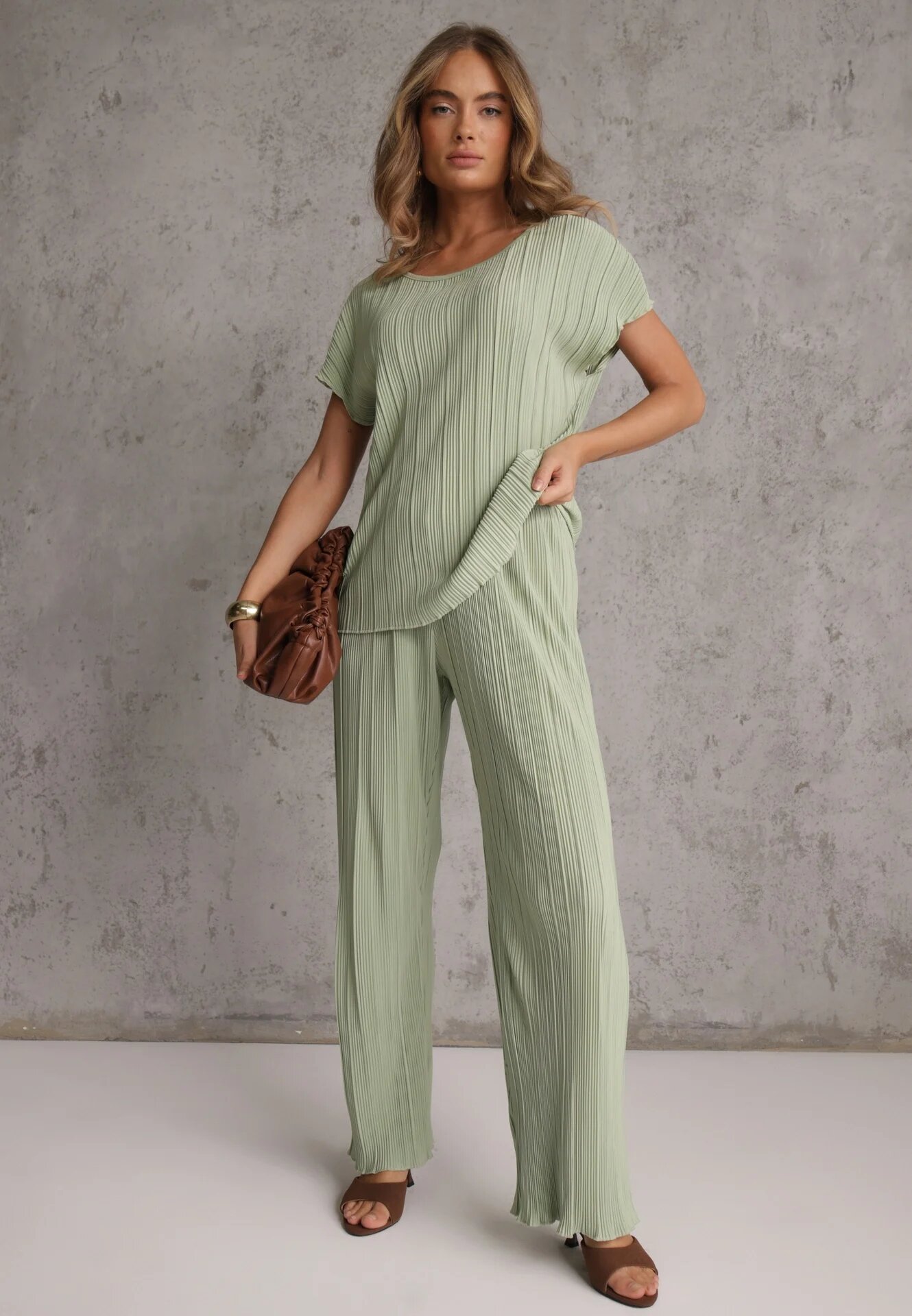 glo-story Pantaloni Sedalia Verzi