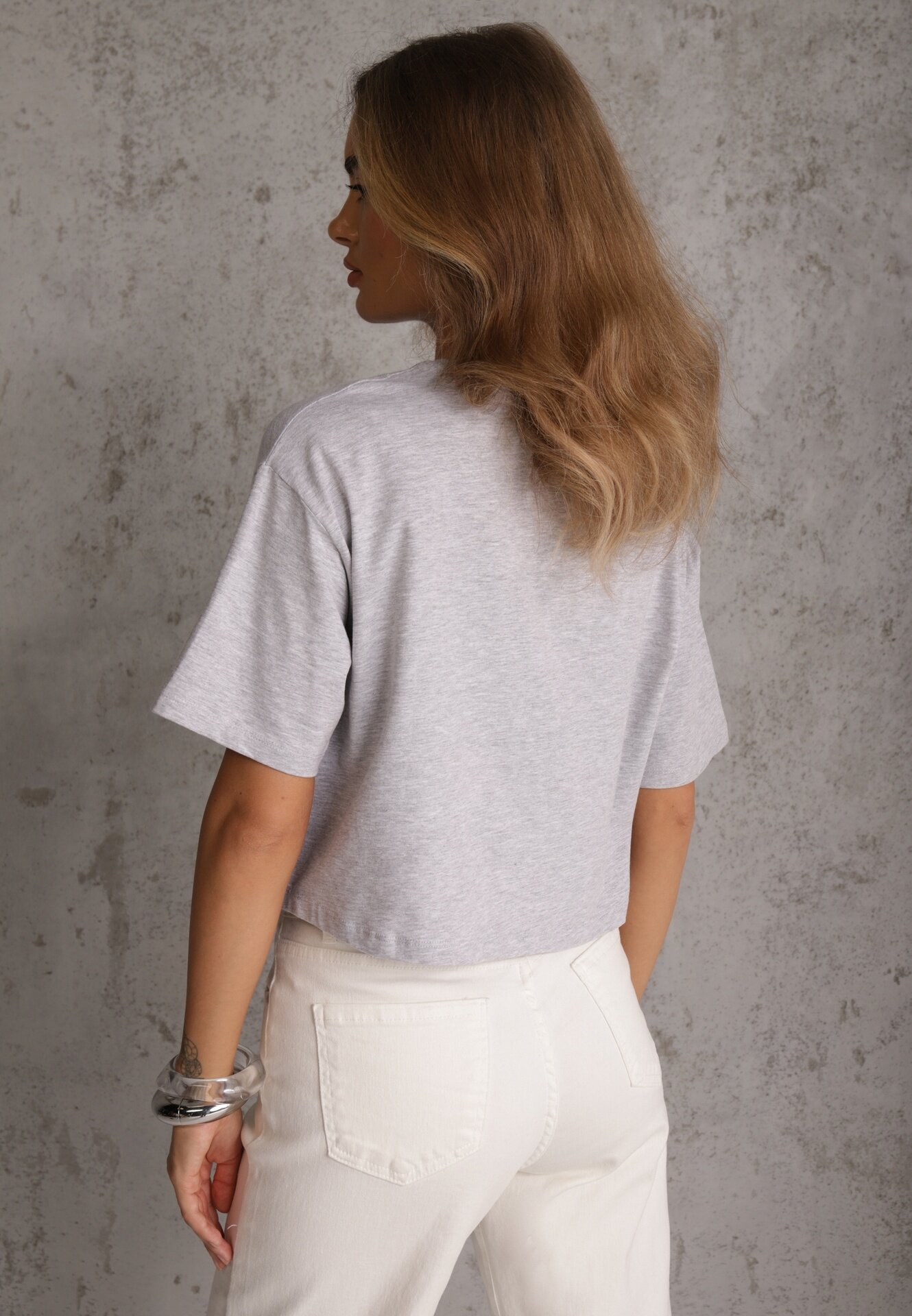 glo-story T-shirt gri deschis Phelista
