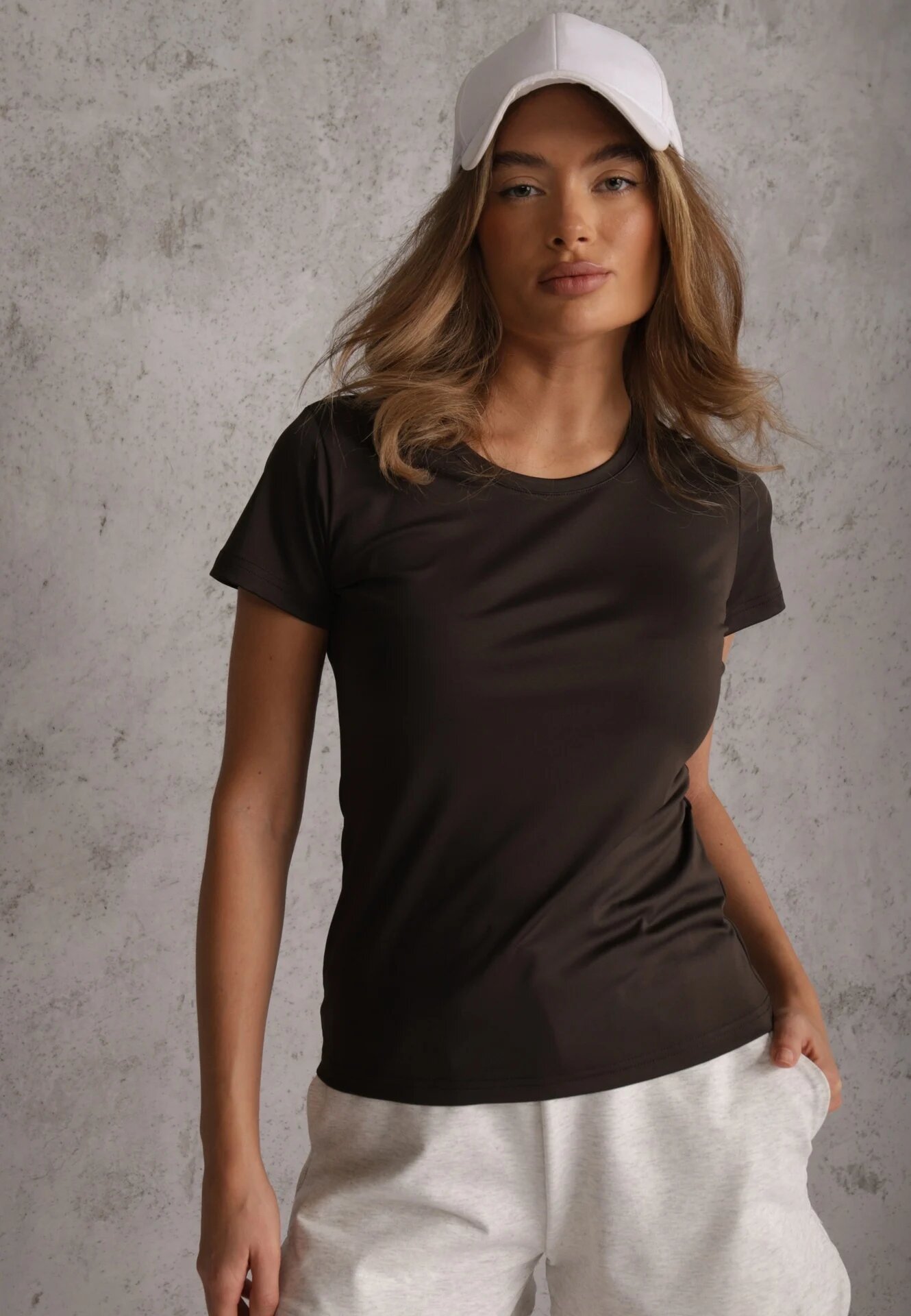 glo-story T-shirt Rhethine Gri închis