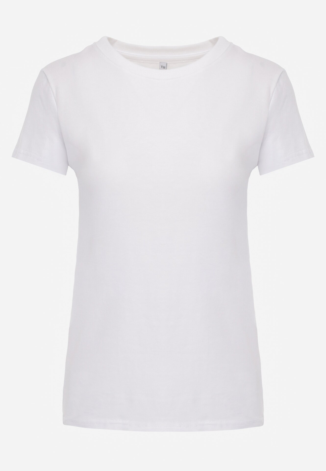 glo-story Tricou Alb din Linia Basic Apoxis