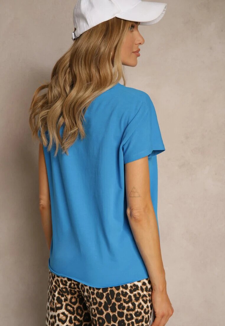 glo-story Tricou Albastru deschis De bumbac Legat la bază Sunalina