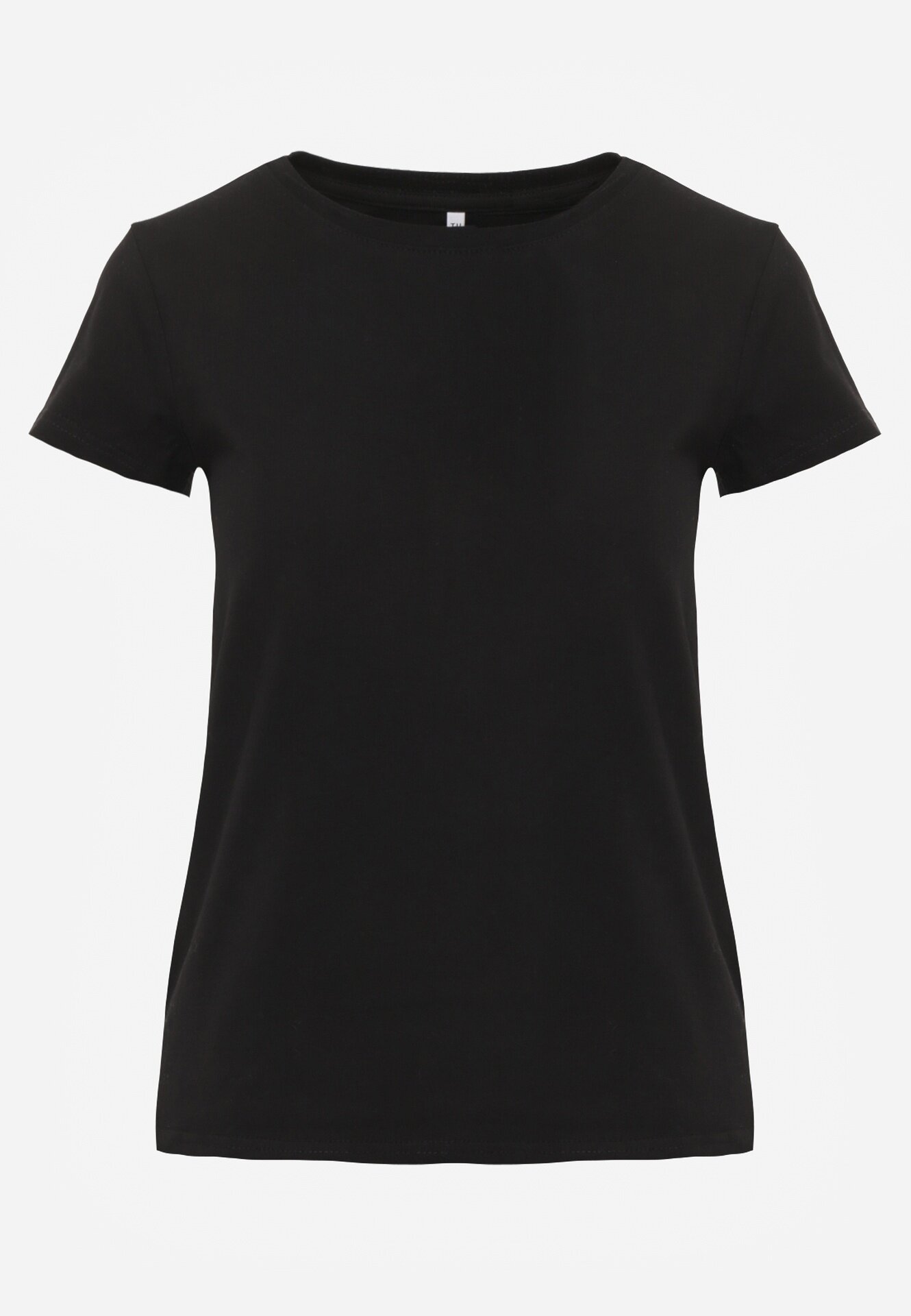 glo-story Tricou Negru din Linia Basic Apoxis
