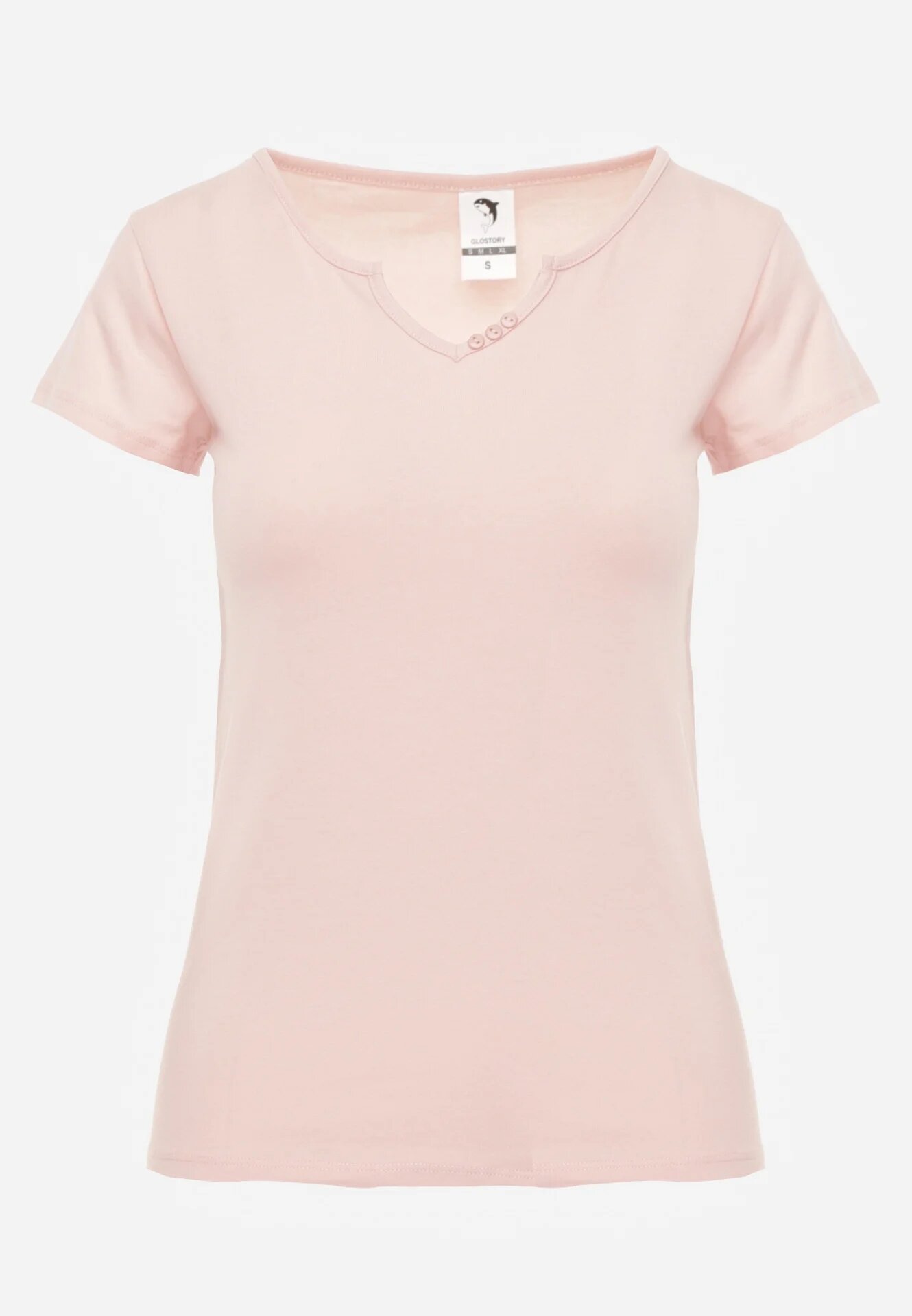 glo-story Tricou roz deschis Amarhyse