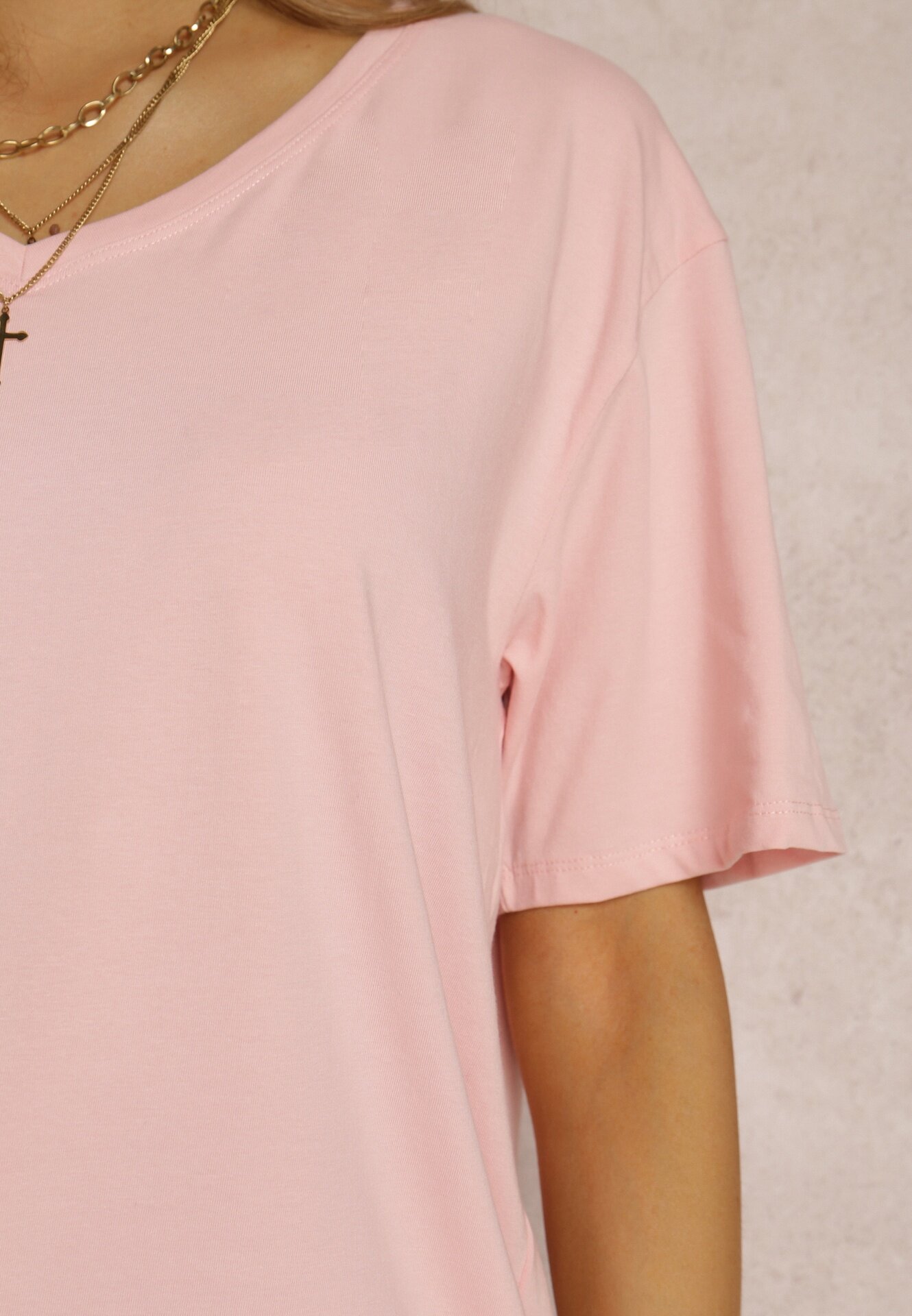 glo-story Tricou Roz deschis Nikoneus