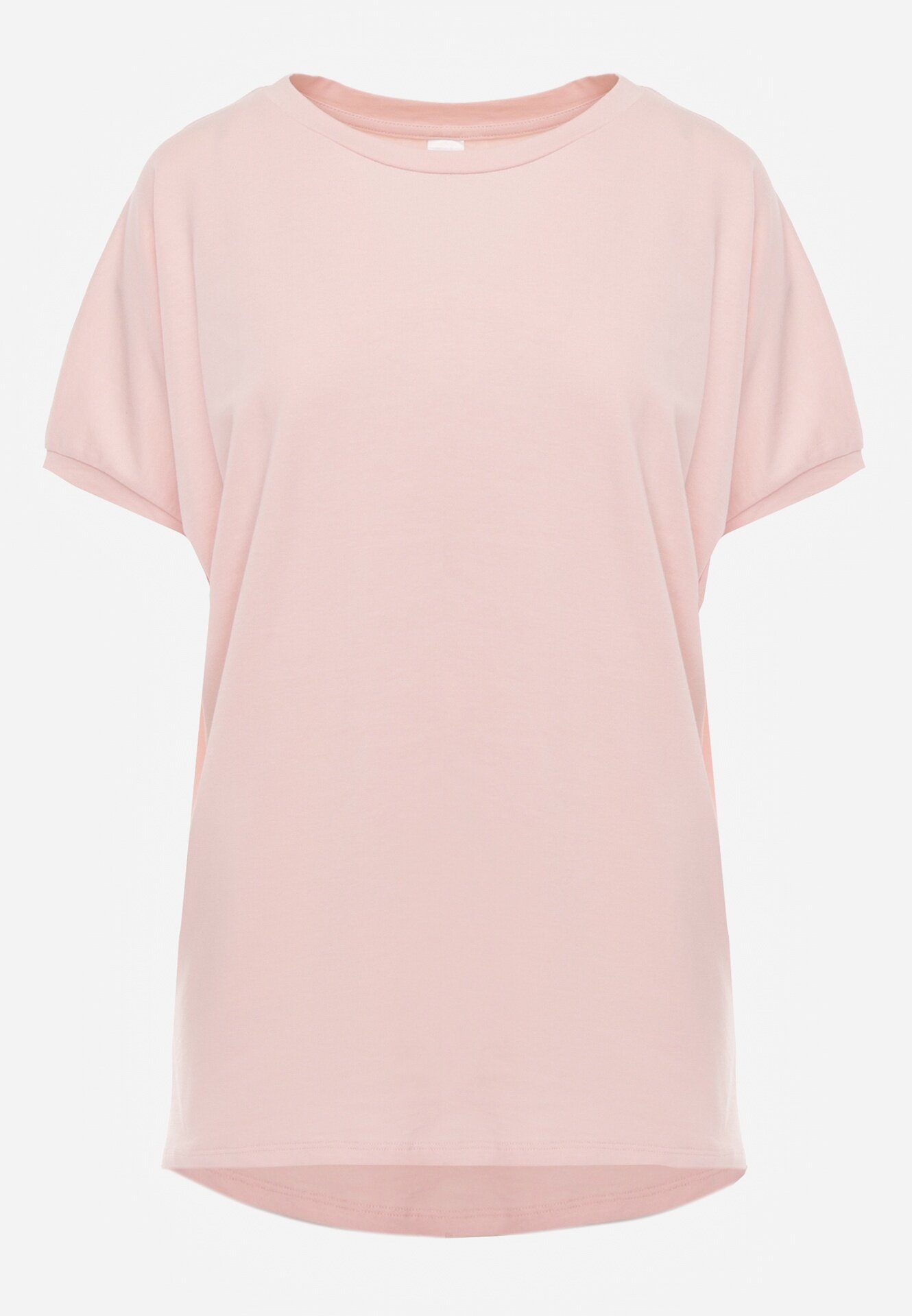 glo-story Tricou Roz Oversize cu croială prelungită Echinopa