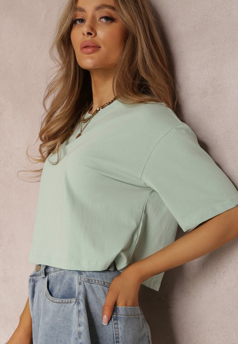 glo-story Tricou Verde mentă Phelista