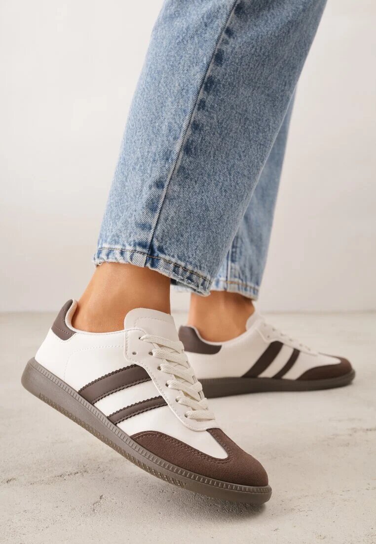 gowin Adidași Casual Bej-Maro pe talpă plată cu curele Jereria