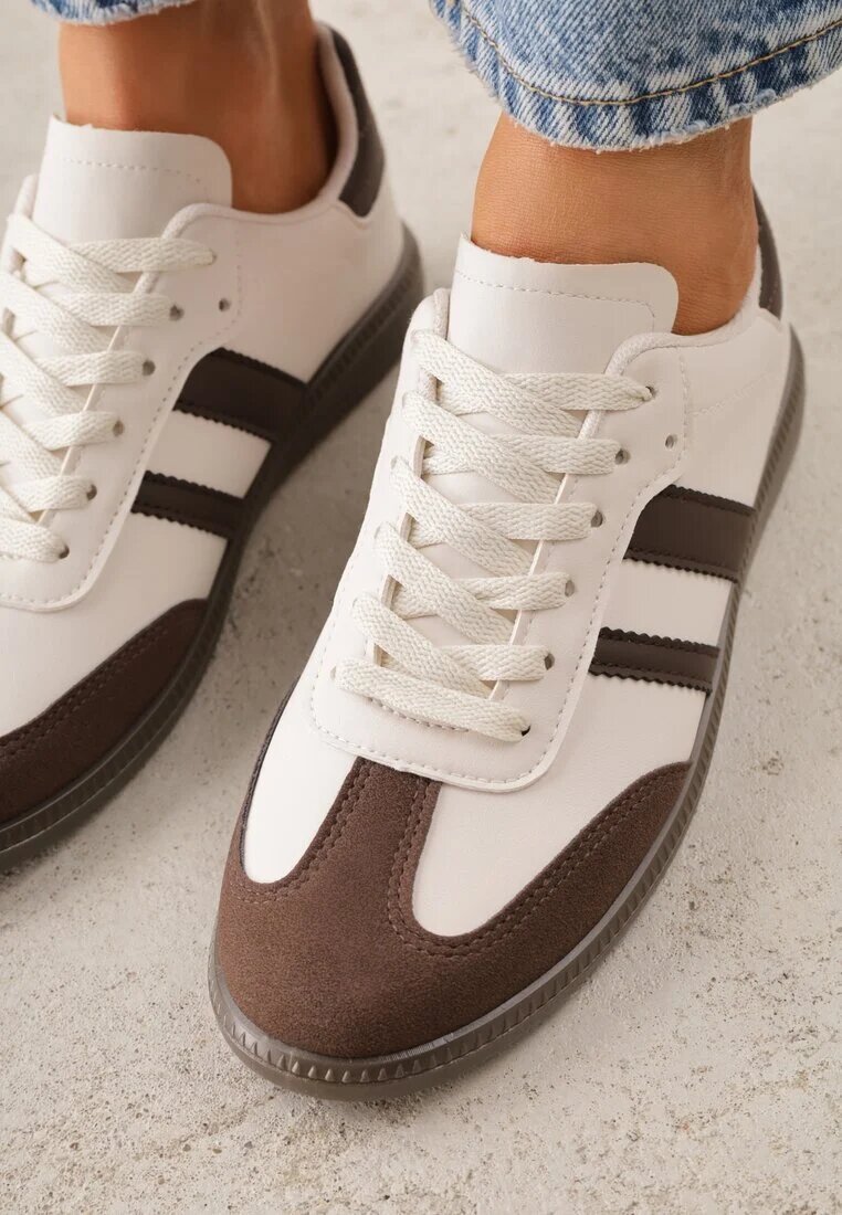 gowin Adidași Casual Bej-Maro pe talpă plată cu curele Jereria