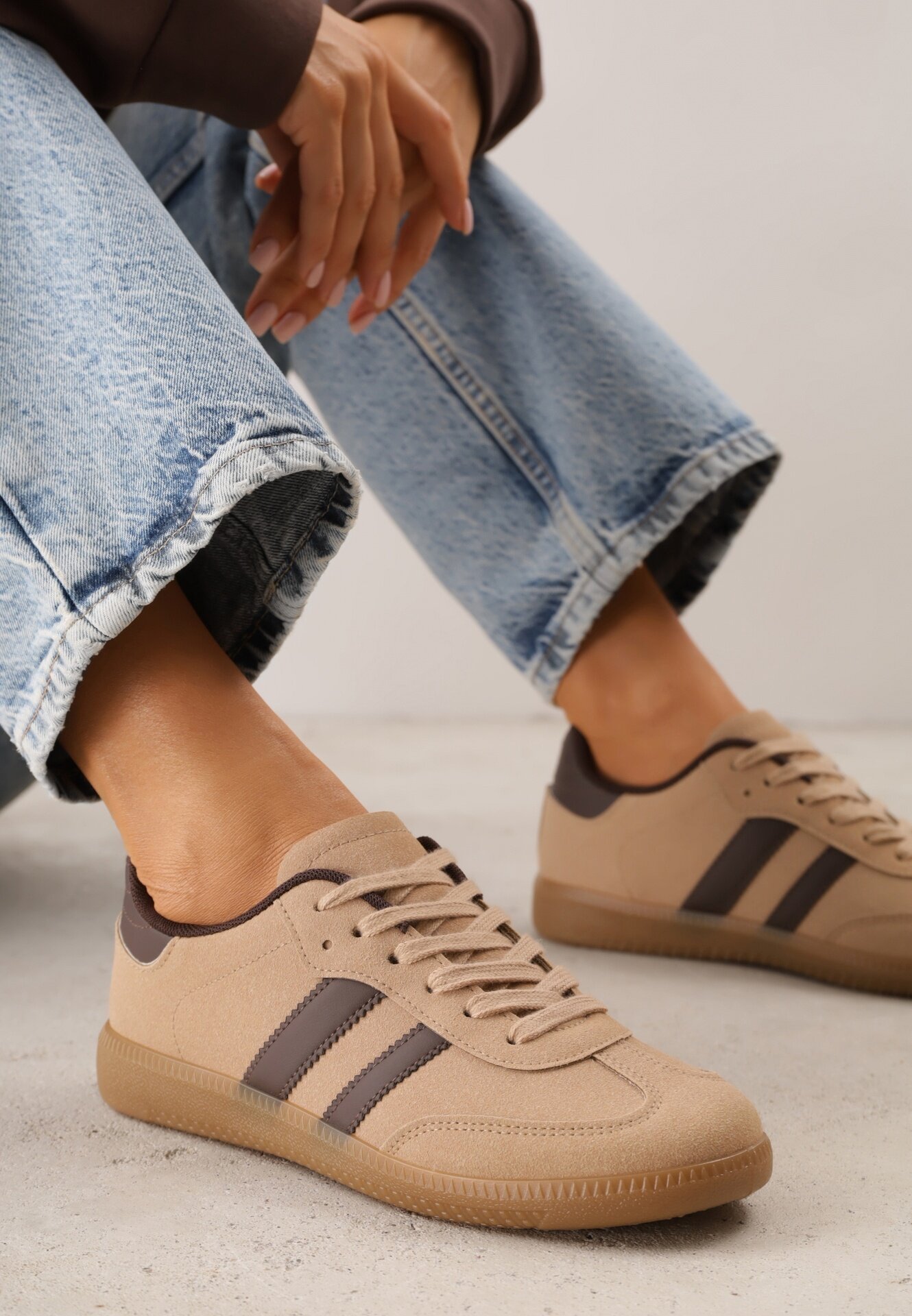 gowin Sneakers Bej închis