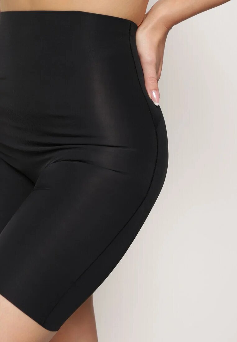 greenice Chiloți Negri Modelatori High Waist cu Push-Up Furbia