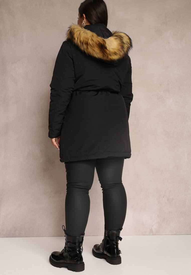 h&s Geacă Parka Neagră Reversibilă Deyu