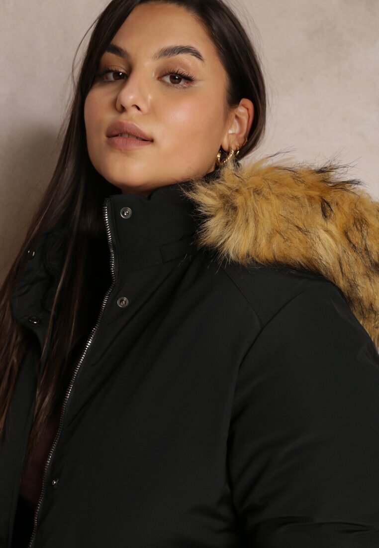 h&s Geacă Parka Neagră Reversibilă Deyu