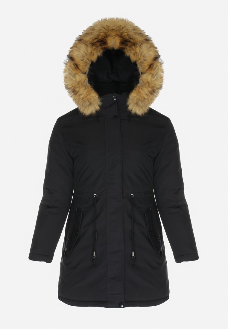 h&s Geacă Parka Neagră Reversibilă Deyu