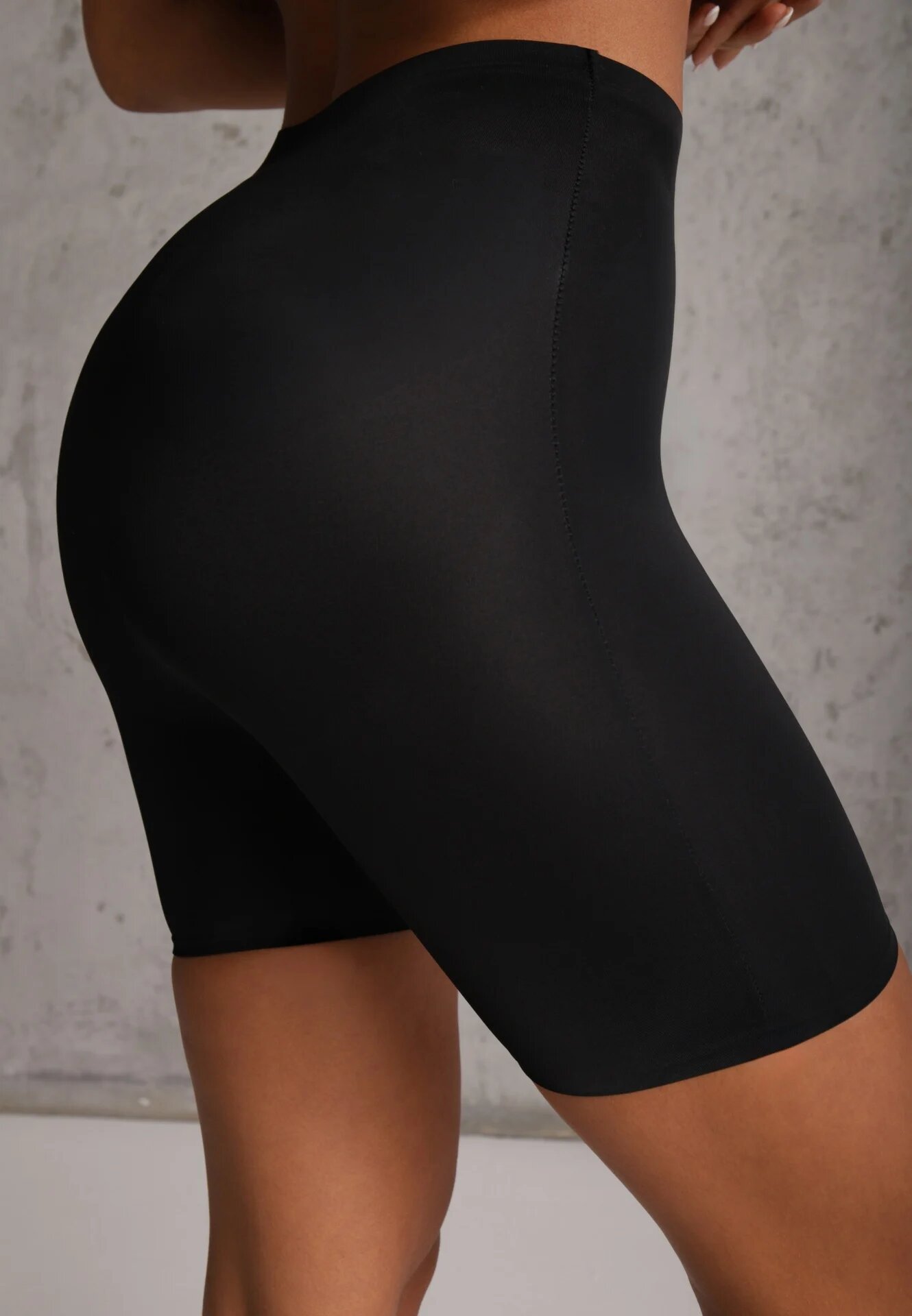 han Lenjerie intimă chiloți modelatori fără cusături High Waist Listea Neagră
