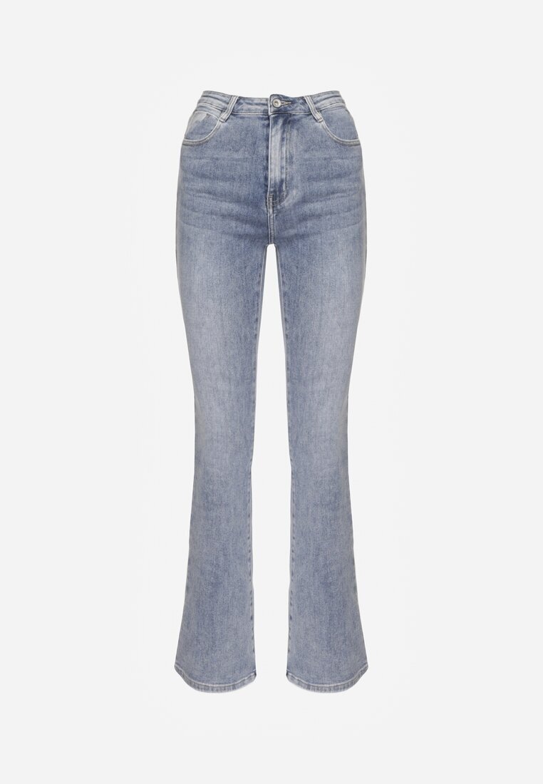 hello miss Jeans clasici albaștri Flare Regular Waist Neliovia