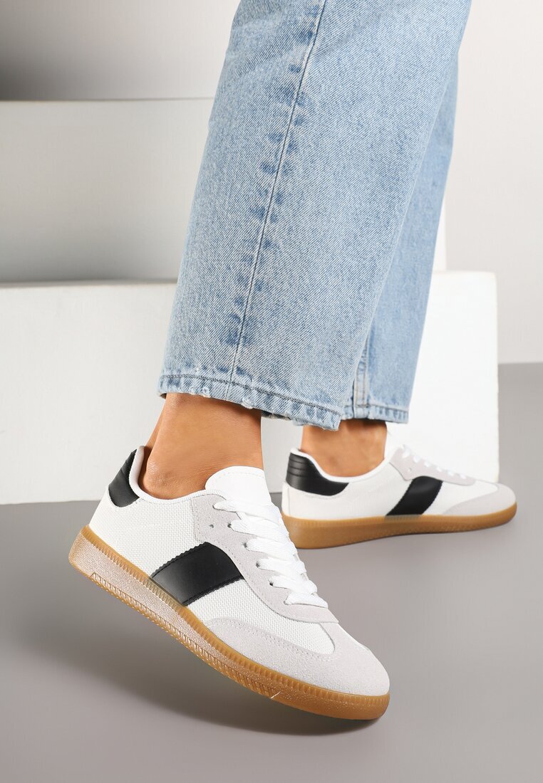 ideal Adidași Teniși Alb-Negru în Stil Iconic Neolithaen