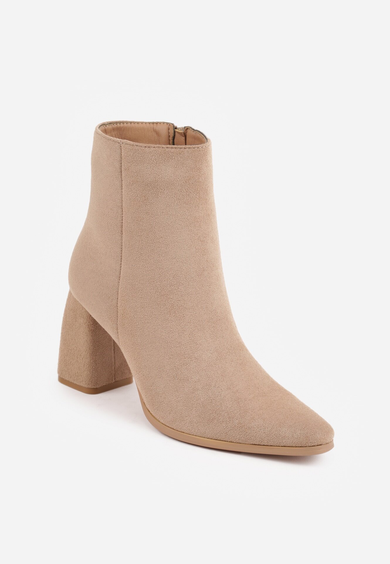 ideal Botine Bej închis