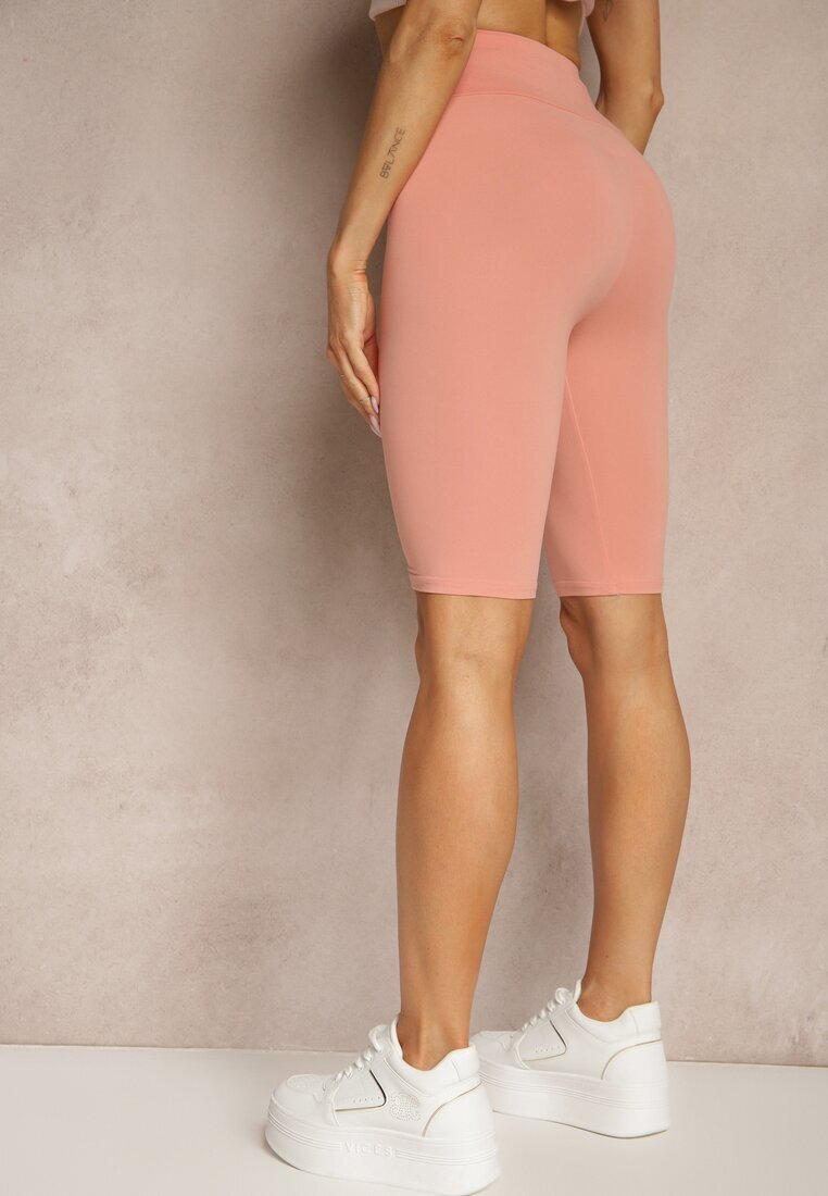 ideal Pantaloni scurți roz clasici tip ciclistă Livindra
