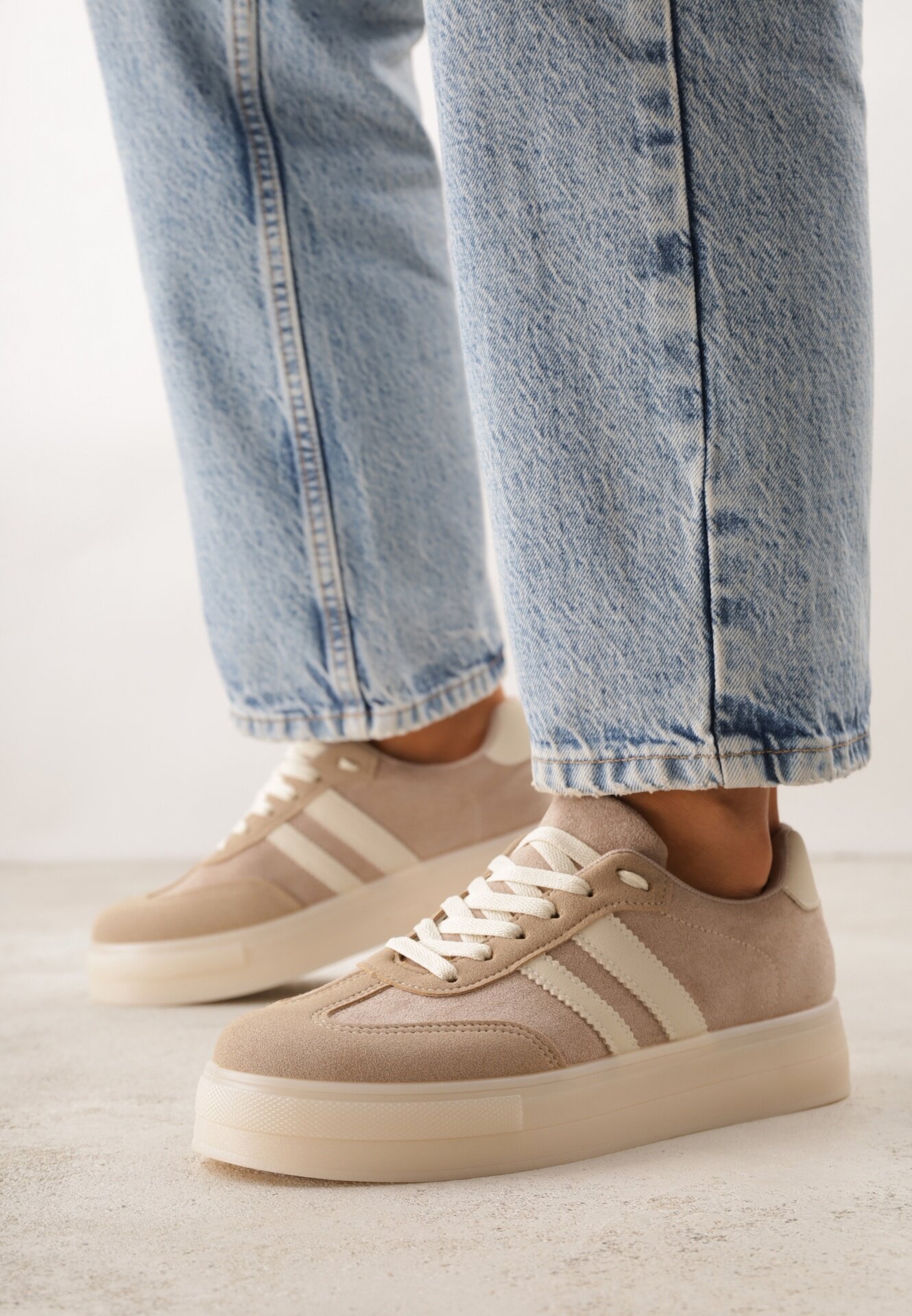 ideal Sneakers Illi Crenli Roemary Balee Ladia Bej închis