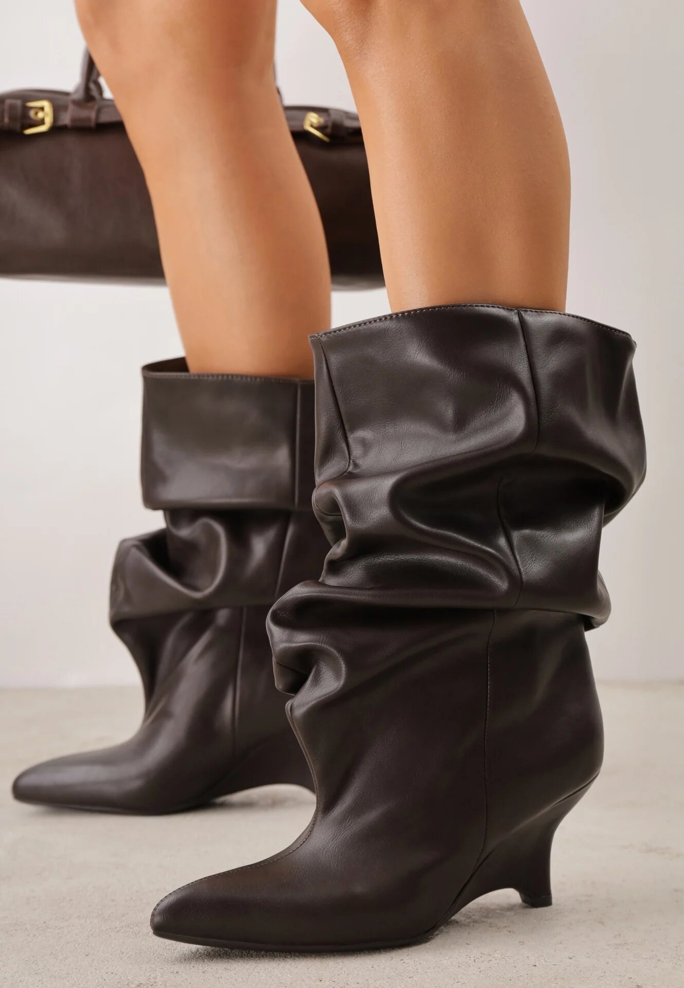 inia Botine Slouchy Kitten Wedge Tilna Maro