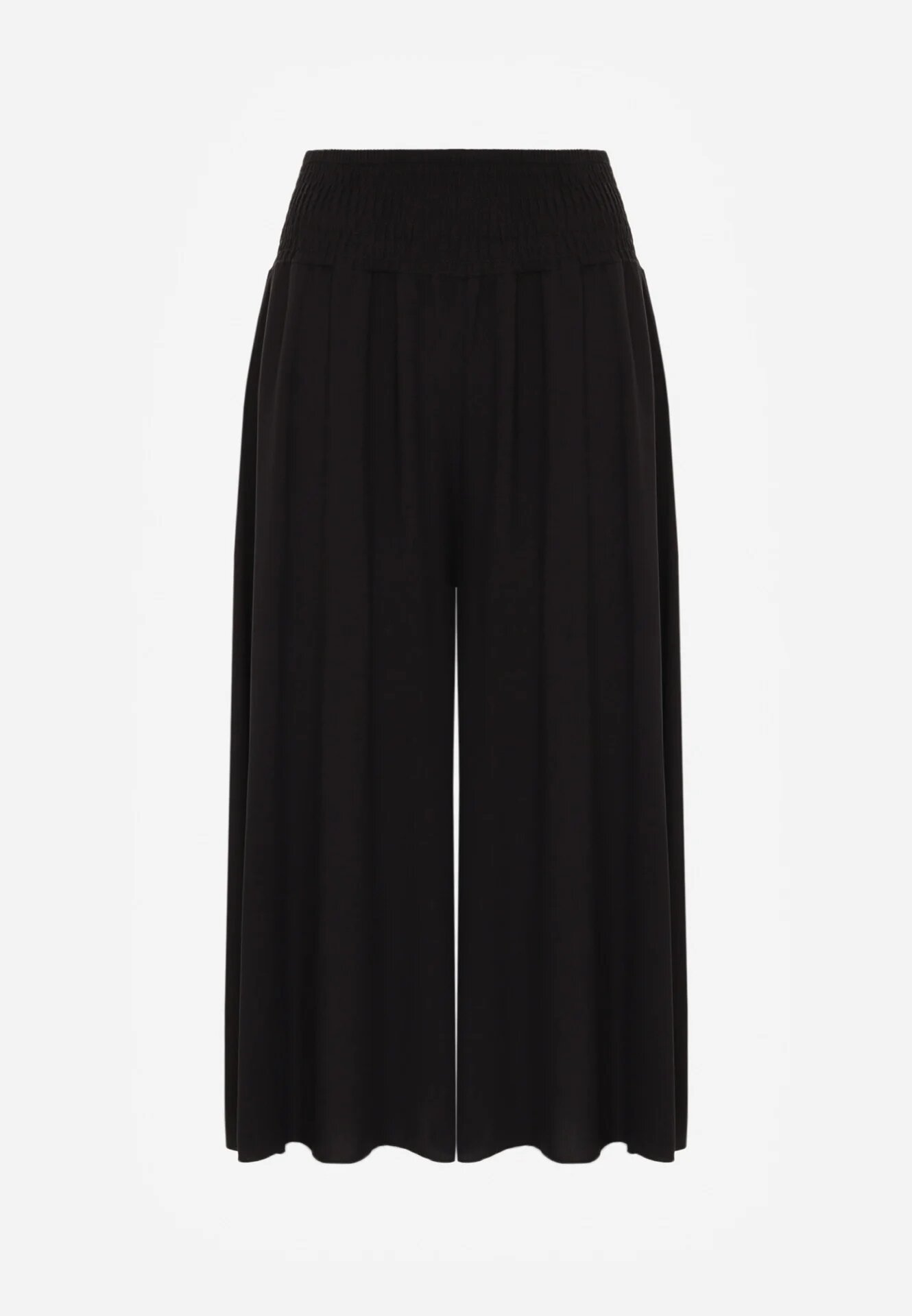 j.stars Pantaloni negri largi High Waist cu lungime 7/8 Rathi