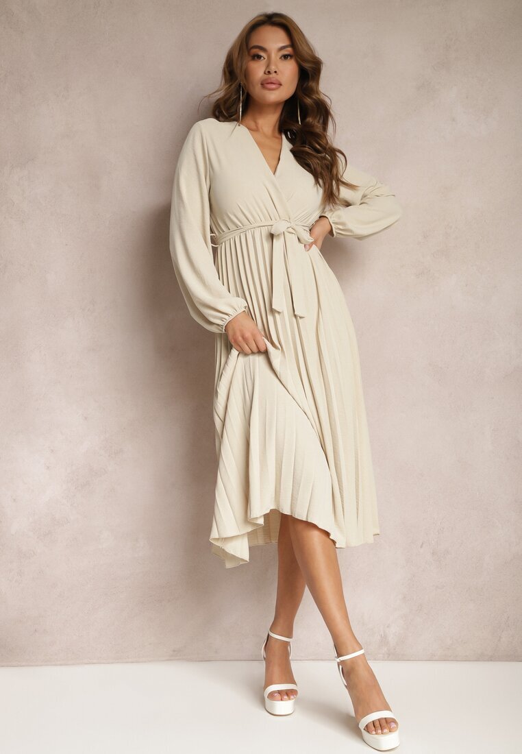 j studio Rochie Bej Deschis Phloroe