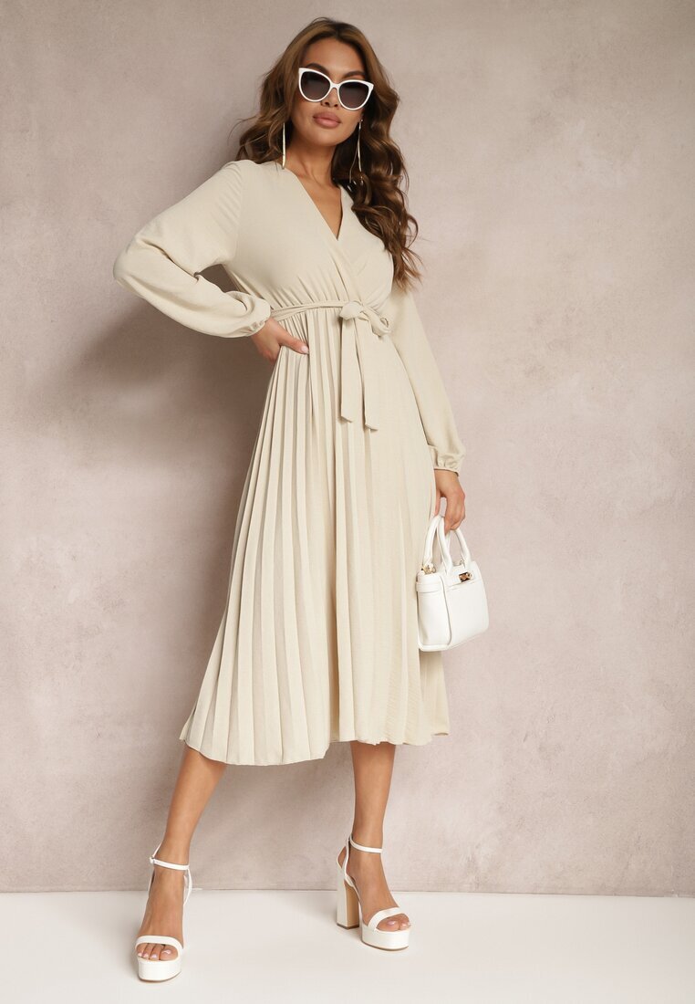 j studio Rochie Bej Deschis Phloroe
