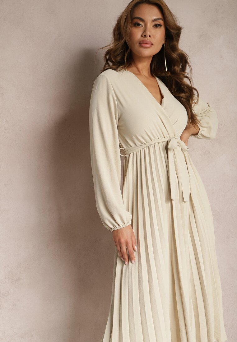 j studio Rochie Bej Deschis Phloroe