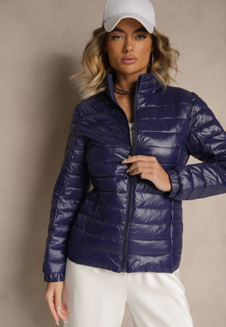 j.style Jachetă bleumarin matlasată Atia