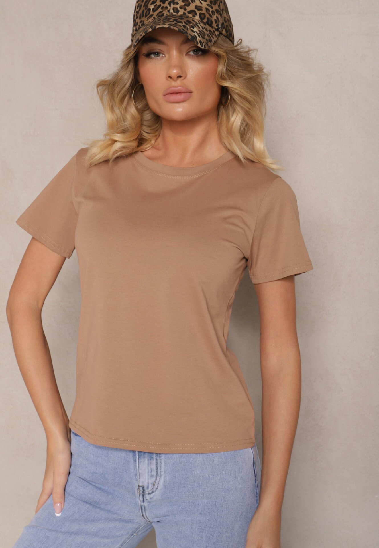 j.style Tricou Maro Casual din Bumbac Rivali