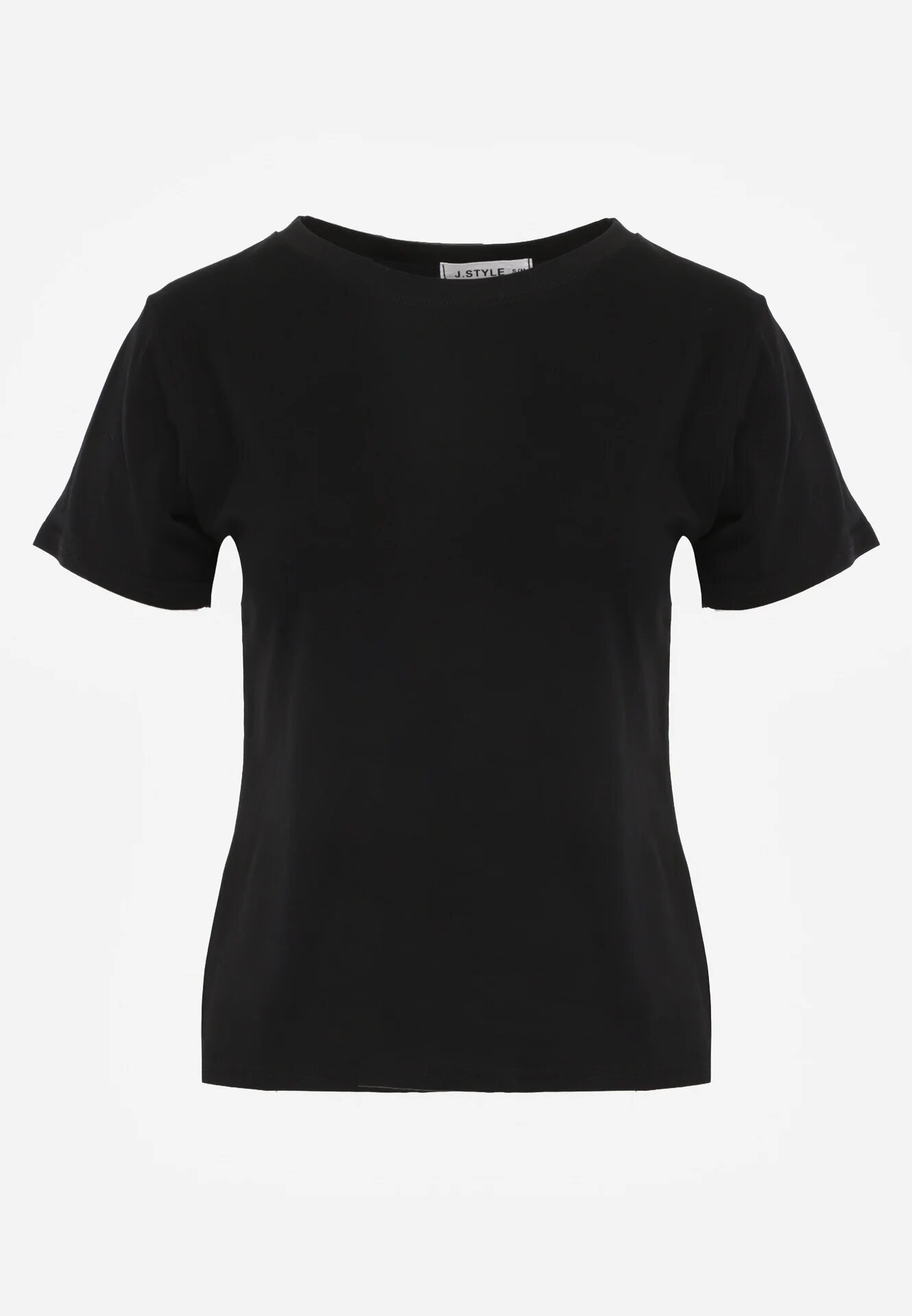 j.style Tricou Negru Casual Din bumbac Rivali
