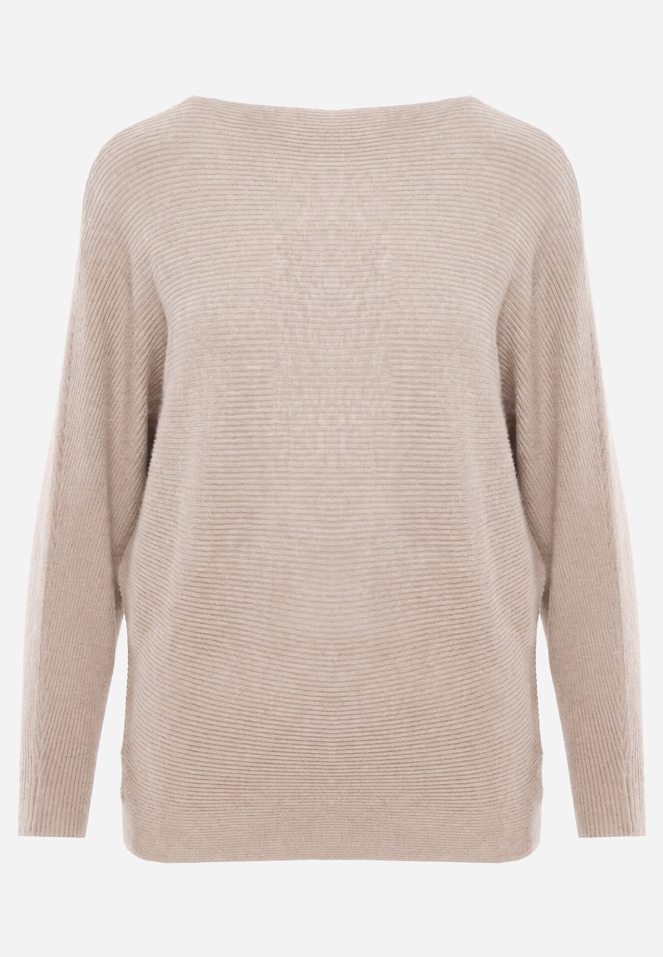 j&x Basic pulover batwing cu vâscoză Rosanel Bej