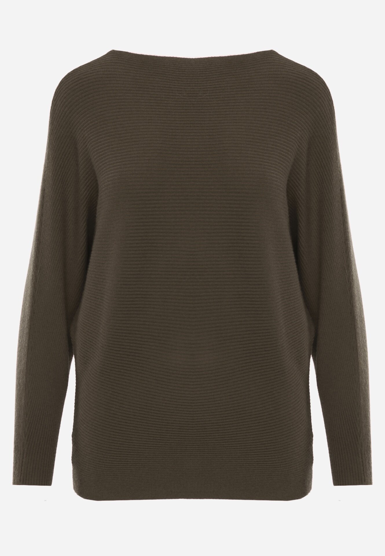j&x Basic pulover batwing cu vâscoză Rosanel Verde închis