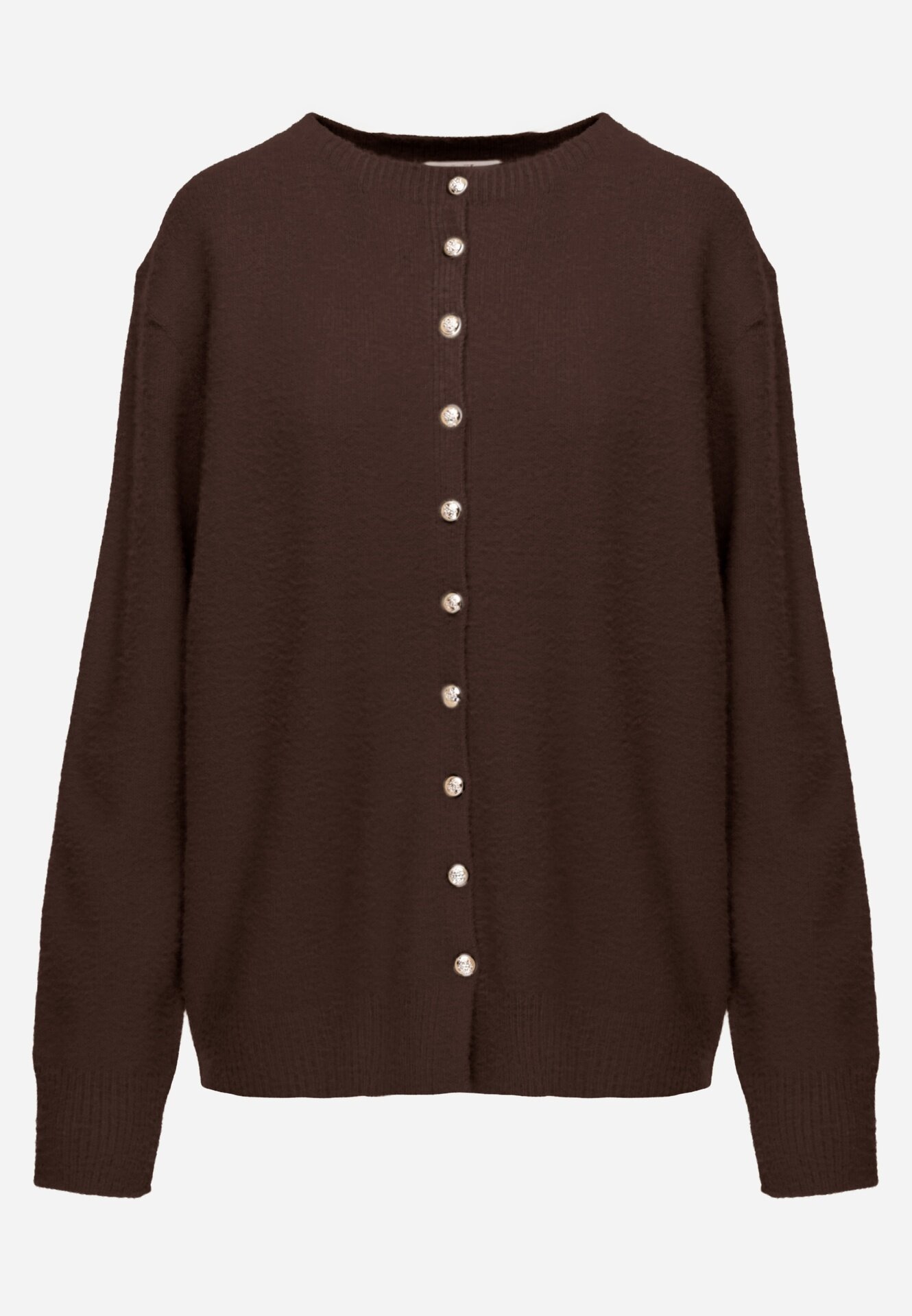j&x Cardigan descheiat cu nasturi metalici Vizma Bej Maro