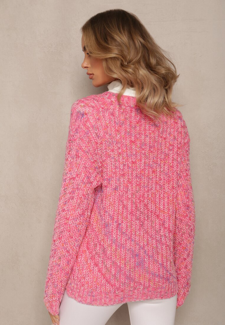 j&x Cardigan Roz cu nasturi cu manșete elastice Annanes