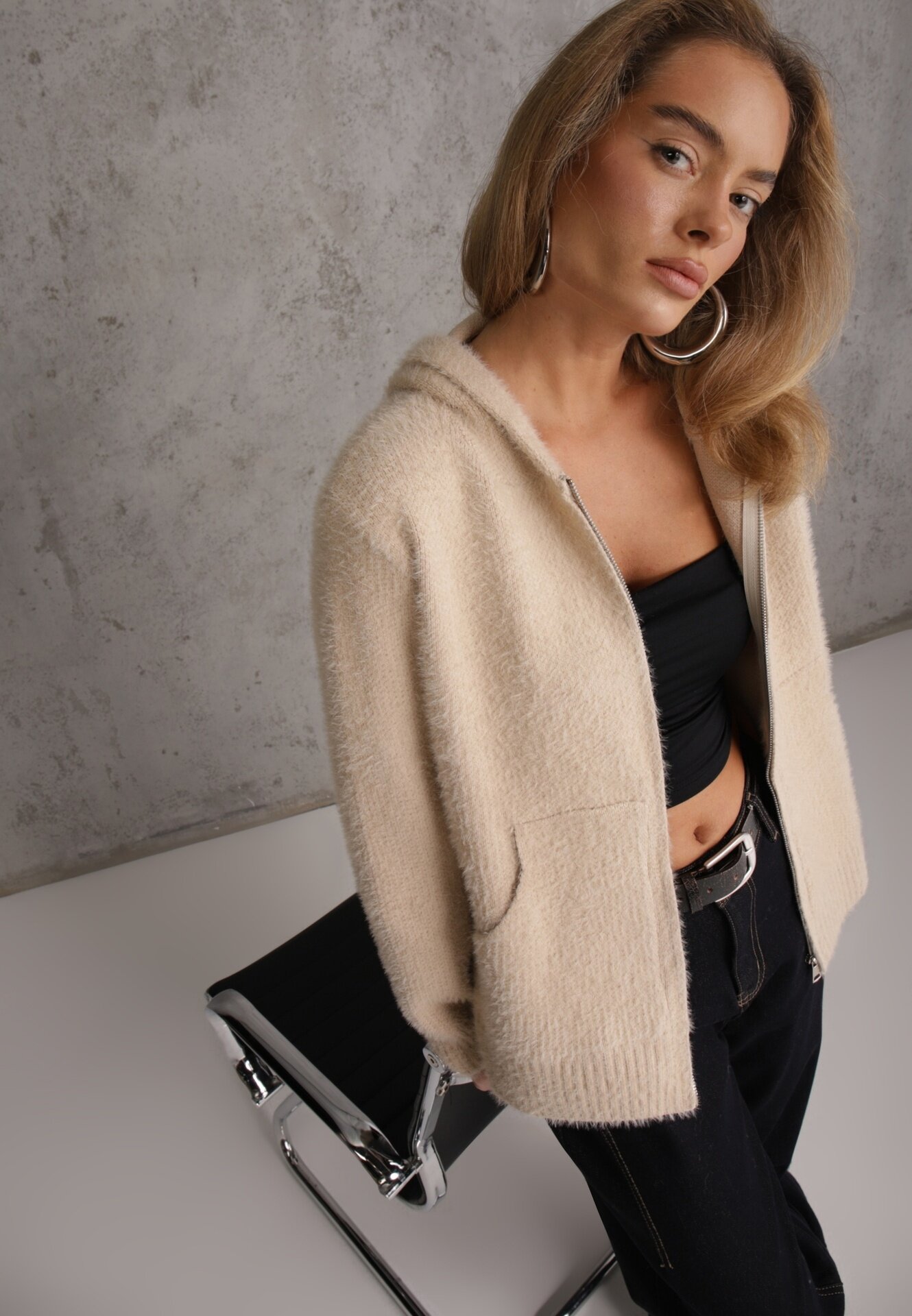 j&x Cardigan Sativi Bej