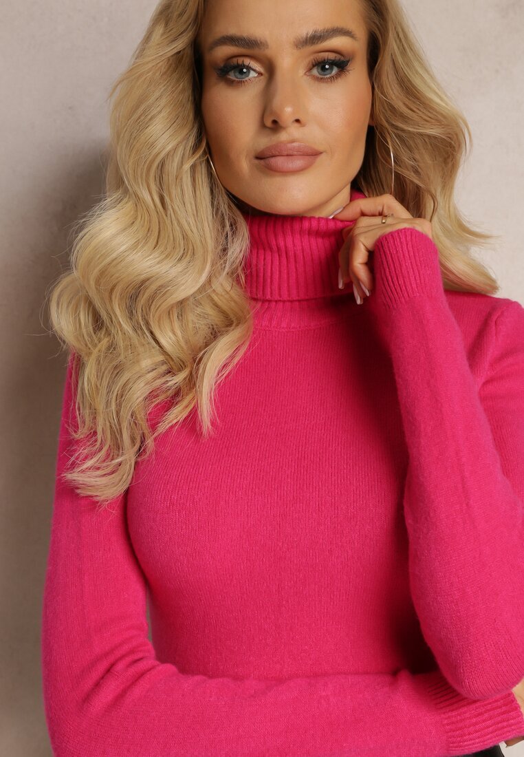 j&x Maletă Fucsia Tricotată Apasge
