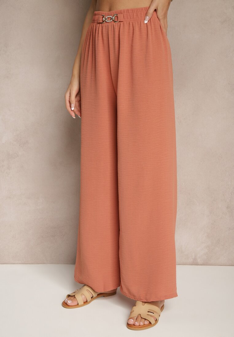j&x Pantaloni Largi Portocalii Bailesa