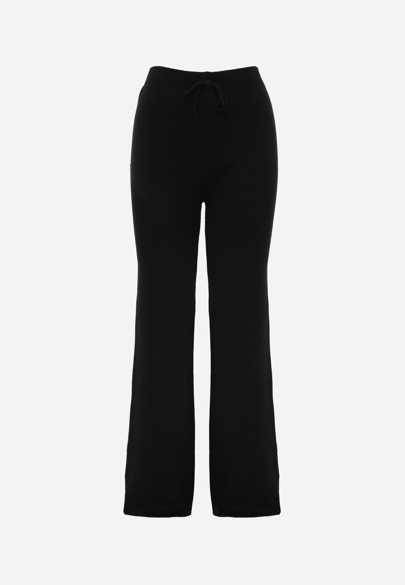 j&x Pantaloni negri tricotati Wide Leg călduroși Miosea