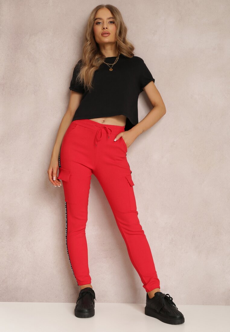 j&x Pantaloni Roșii Olythia