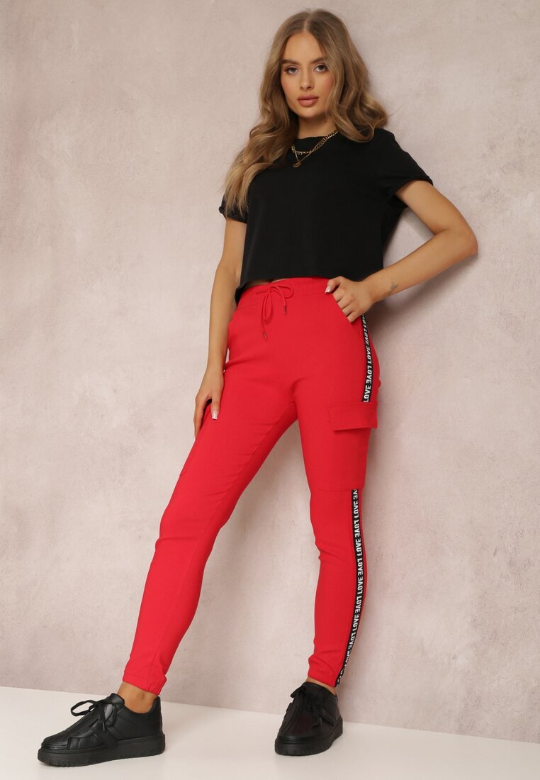 j&x Pantaloni Roșii Olythia