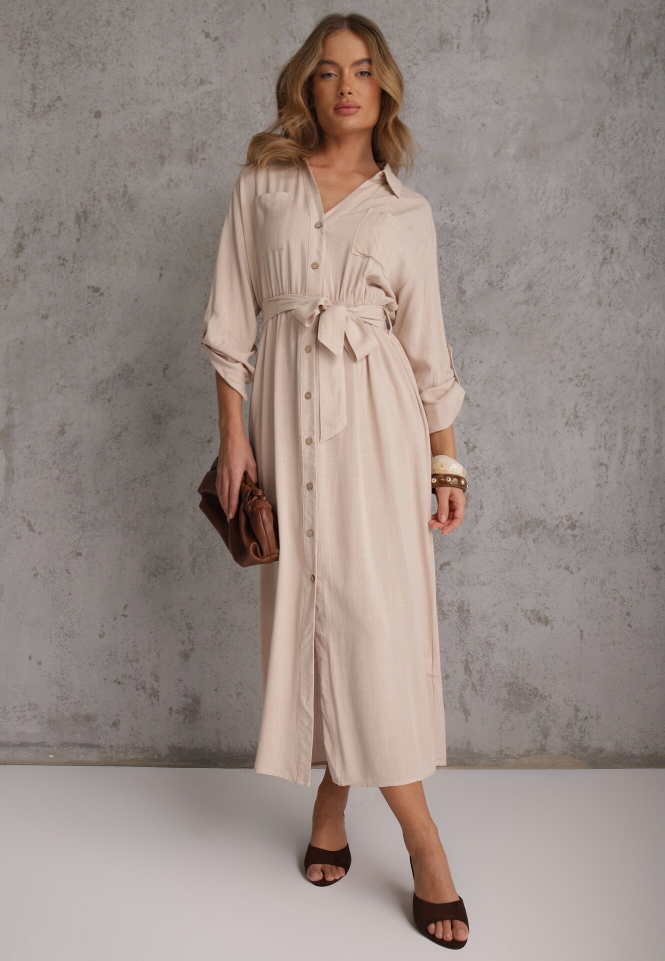 j&x Rochie Cesela Bej