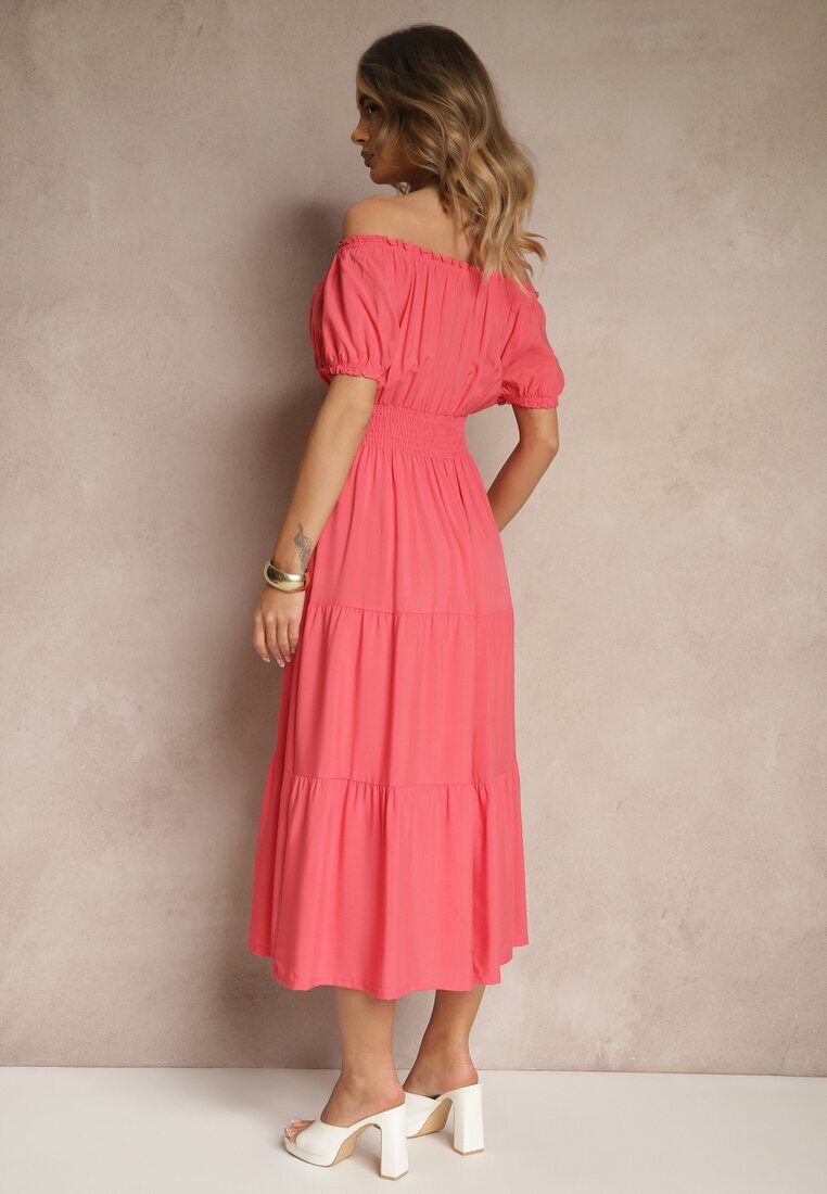 j&x Rochie Evazată Rozalie cu Elastic în Talie și Decolteu Tip Barcă Miratela