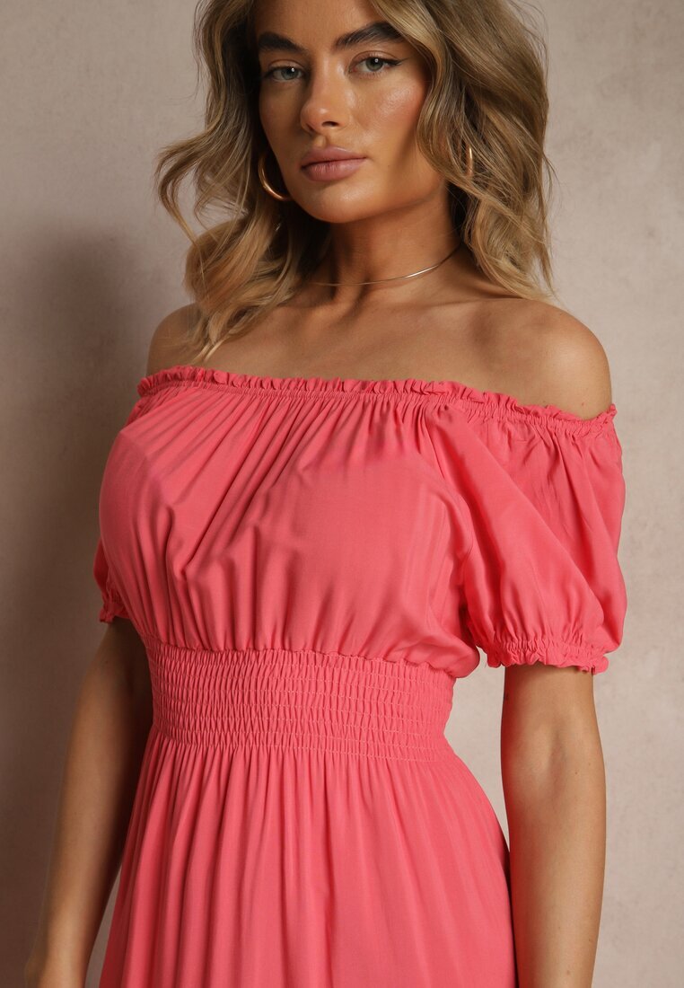 j&x Rochie Evazată Rozalie cu Elastic în Talie și Decolteu Tip Barcă Miratela