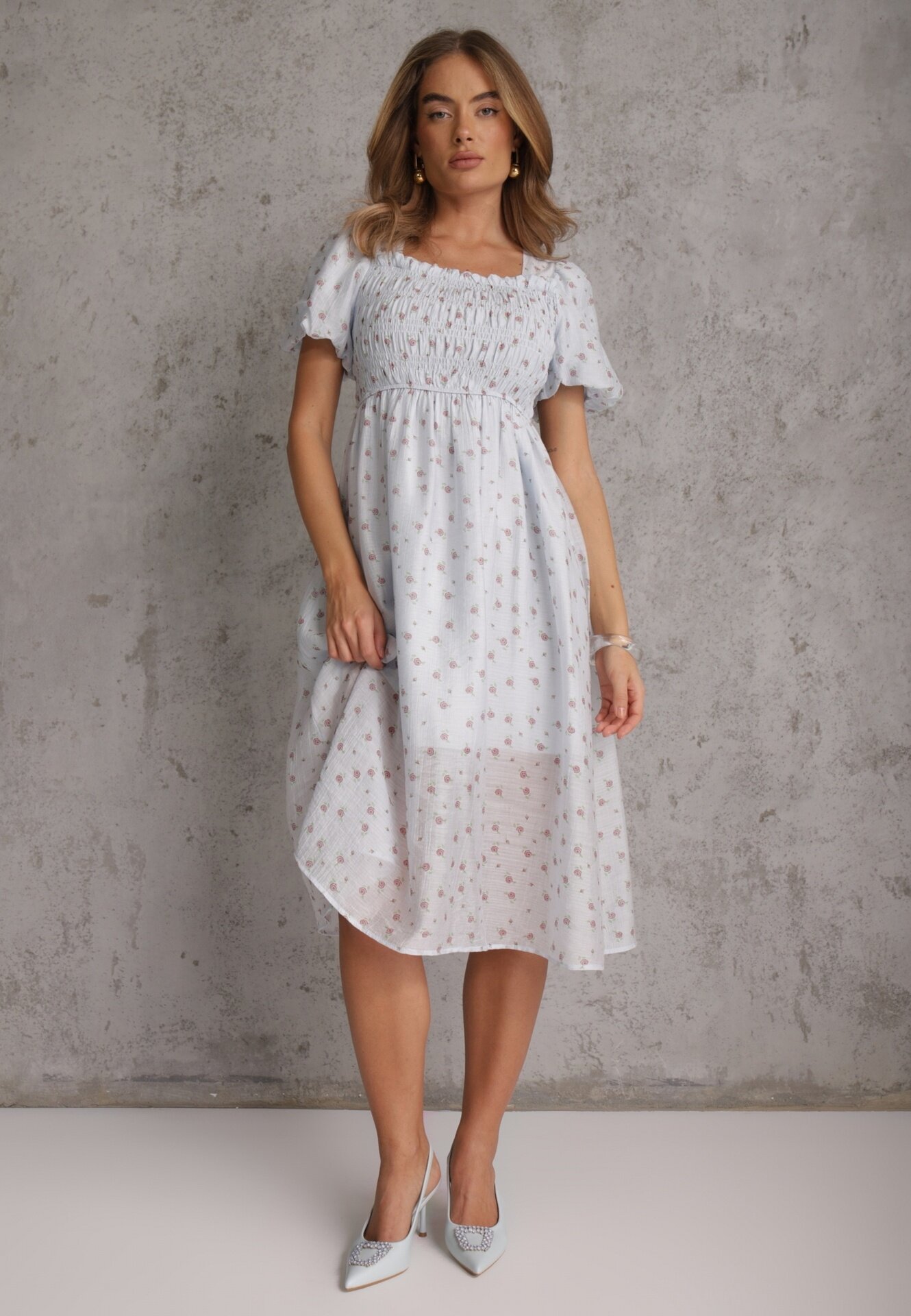 j&x Rochie Harele Albastră