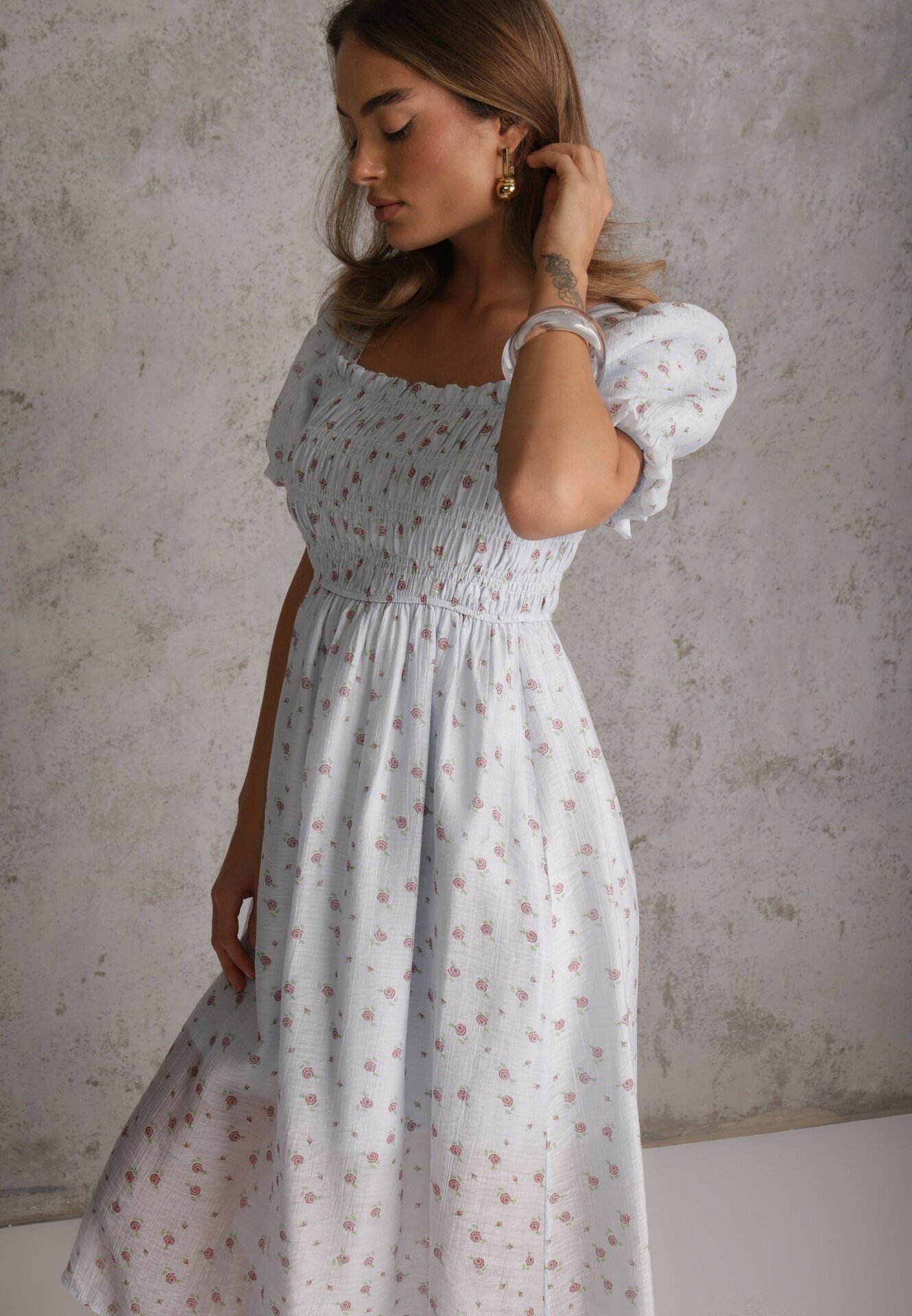 j&x Rochie Harele Albastră