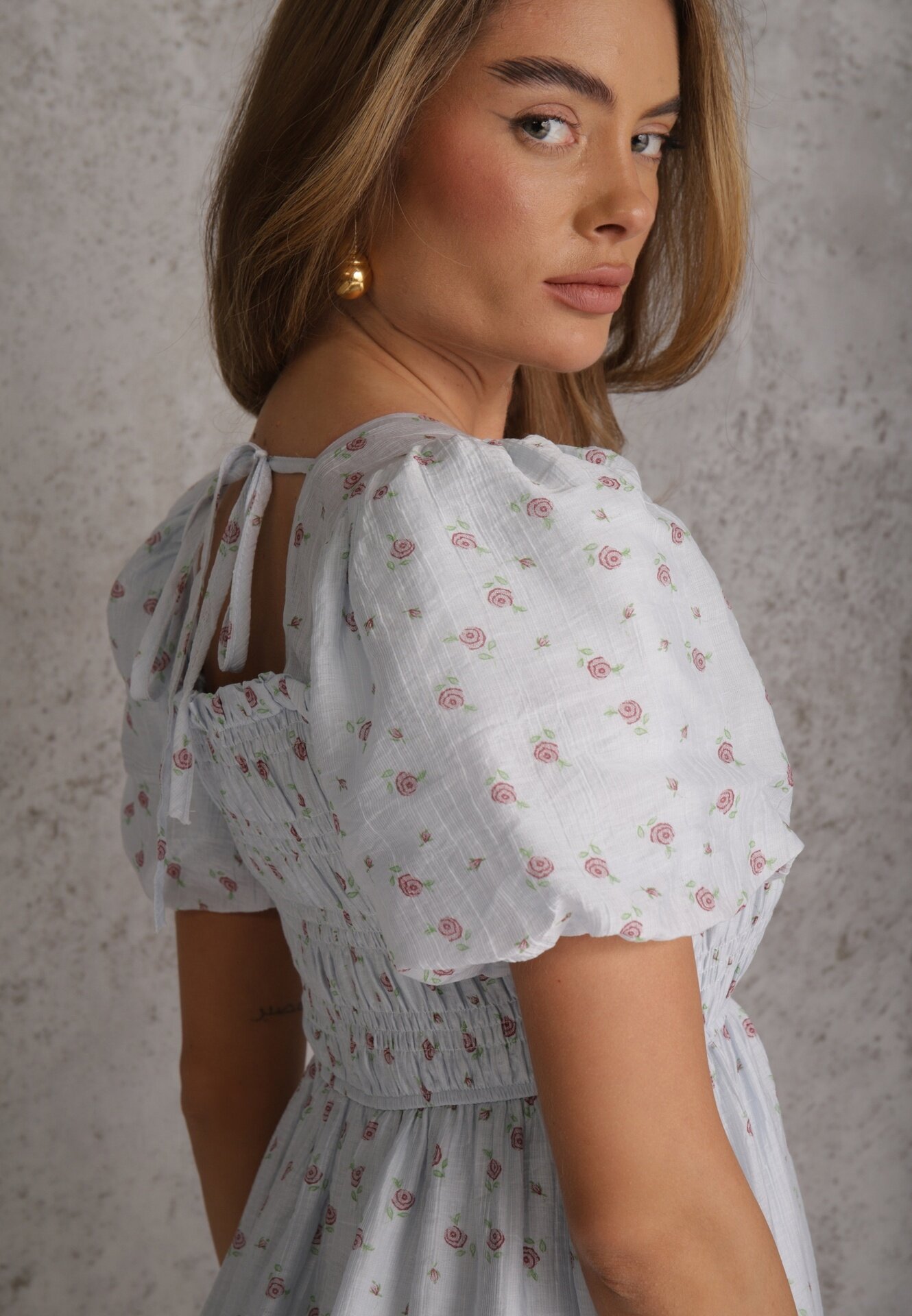 j&x Rochie Harele Albastră